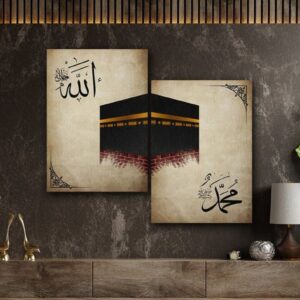 Set of 2 Premium Wall Art Photo Tiles – Modern Home Decor Sets