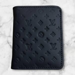 Men's Premium Leather Bi-Fold Wallet | Embossed Designer Pattern Card Holder
