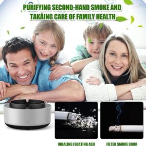 Ashtray With Air Purifier, Ashtray Smokeless | Multipurpose Ashtray With Air Purifier Function (random Colors)