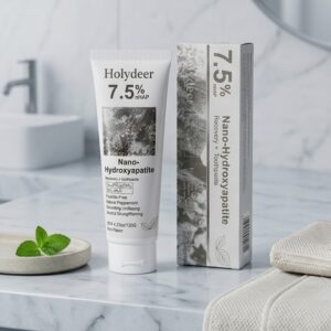 Holydeer Recovery Toothpaste | 7.5% Nano-Hydroxyapatite For Enamel Repair & Whitening 120g
