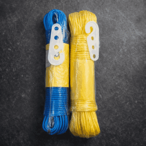 Premium Heavy-Duty Clothesline Rope with Built-in Adjuster Hooks – High-Strength Non-Slip Windproof Laundry Drying Line