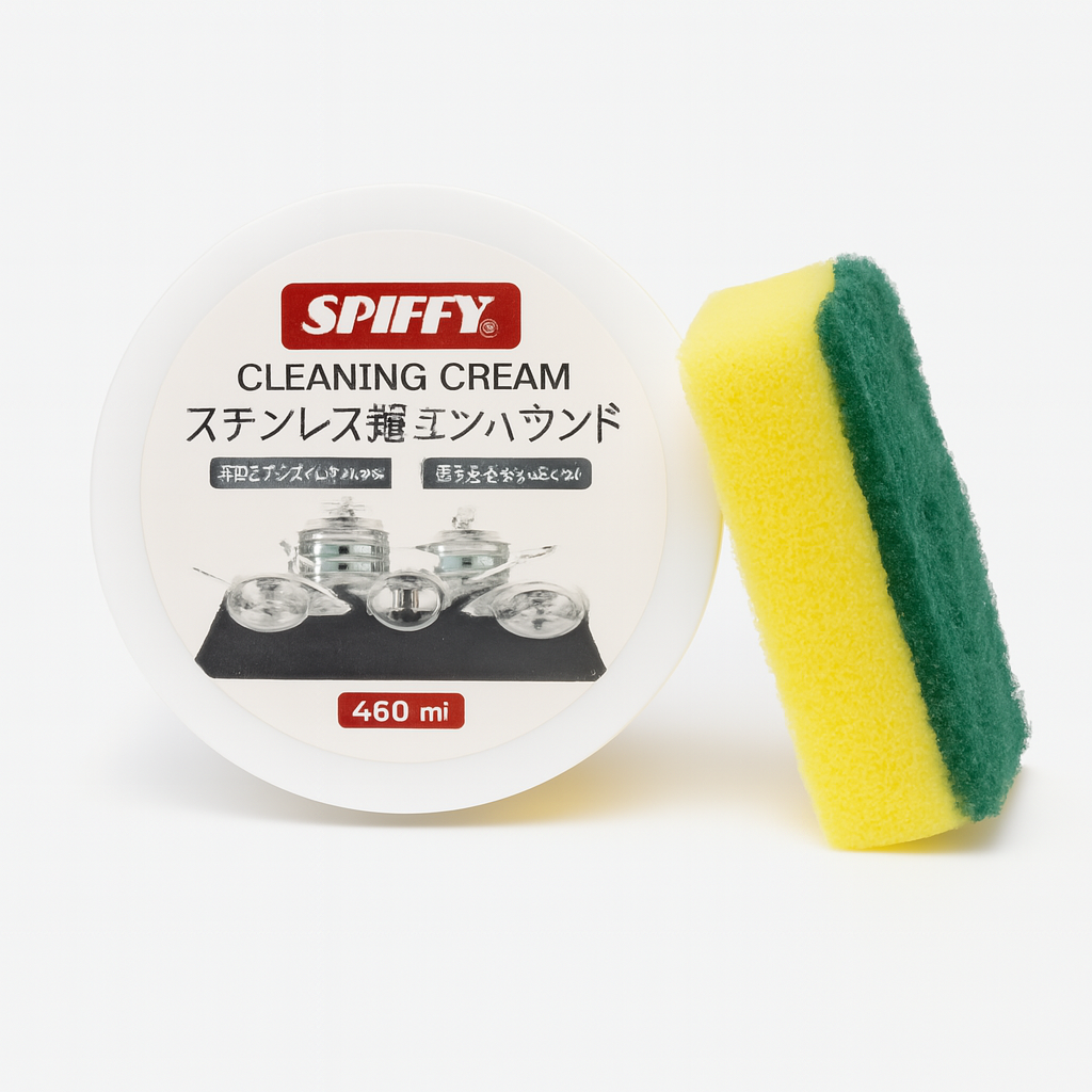 Spiffy Stainless Steel Cookware Cleaning Cream – 400ml Powerful Kitchen Utensil & Cookware Cleaner