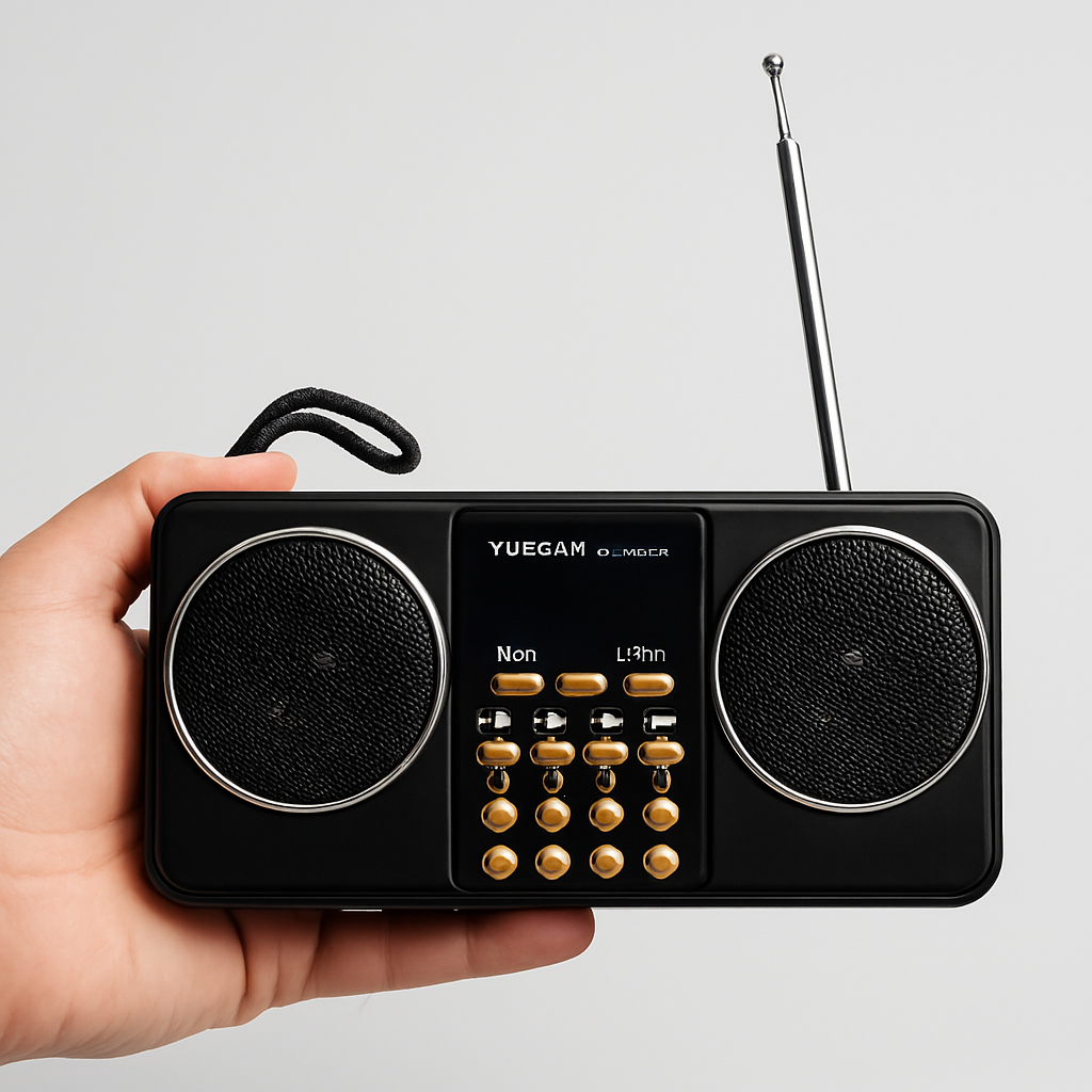 YUEGAN YG-1881BT Portable Digital Music Player with FM Radio, Bluetooth, USB & TF