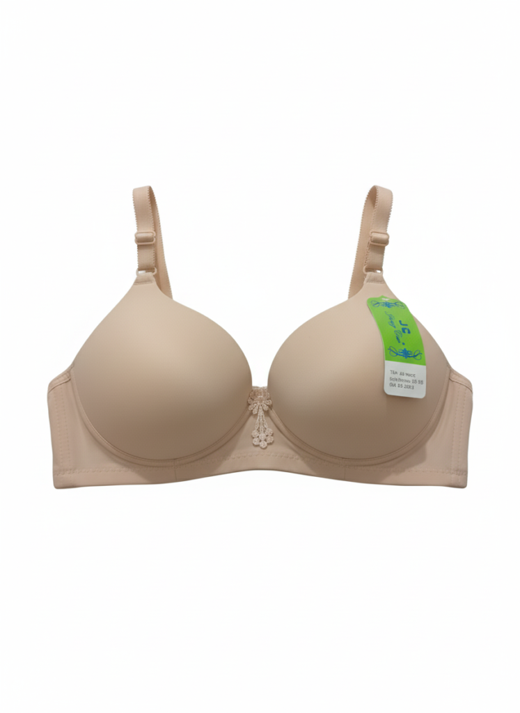 Jersey Sequins Padded Bra – Stylish, Comfortable & Lightweight Everyday Wear | Sizes 36 38 40, Cups A B C (Random Color)