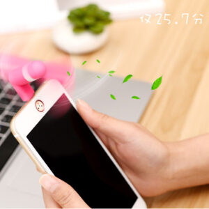 Summer Hot 2 in 1 Mini USB Fan Portable Fan for Mobile Phone Computer , Power bank Air Cooling Fan Android   (random color) - Micro USB Fan