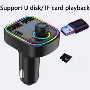 C1 - Car Mp3 Player | Car Wireless FM Transmitter | Car Mp3 Modulator | Car Accessories ( Random Color )
