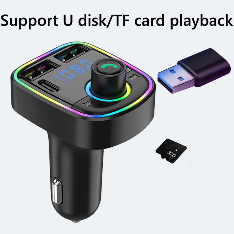 C1 - Car Mp3 Player | Car Wireless FM Transmitter | Car Mp3 Modulator | Car Accessories ( Random Color )