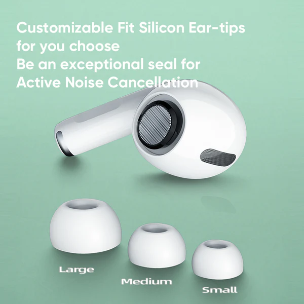 T03S PRO JOYROOM TWS Active Noise Cancelling ANC Earbuds - White Earbuds Joyroom