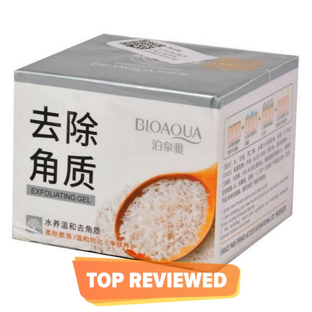 BIOAQUA Brightening & Exfoliating Rice Gel Face Scrub 140g