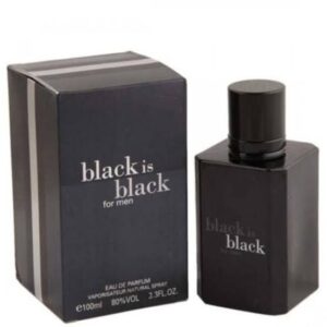 Black Is Black Perfume For Men | Best Quality Perfume For Men | Eau De Parfum - 100ml - 80% Vol - 3.3floz