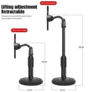 Multi-functional Microphone stand | Phone Holder Reliable Phone Stand