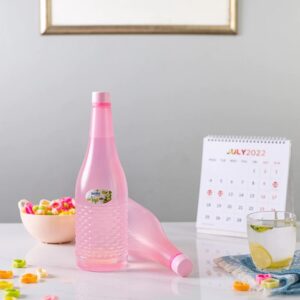 Pack Of 4 Plastic Jumbo Water Bottles (random color) 1.2 Ltr Each