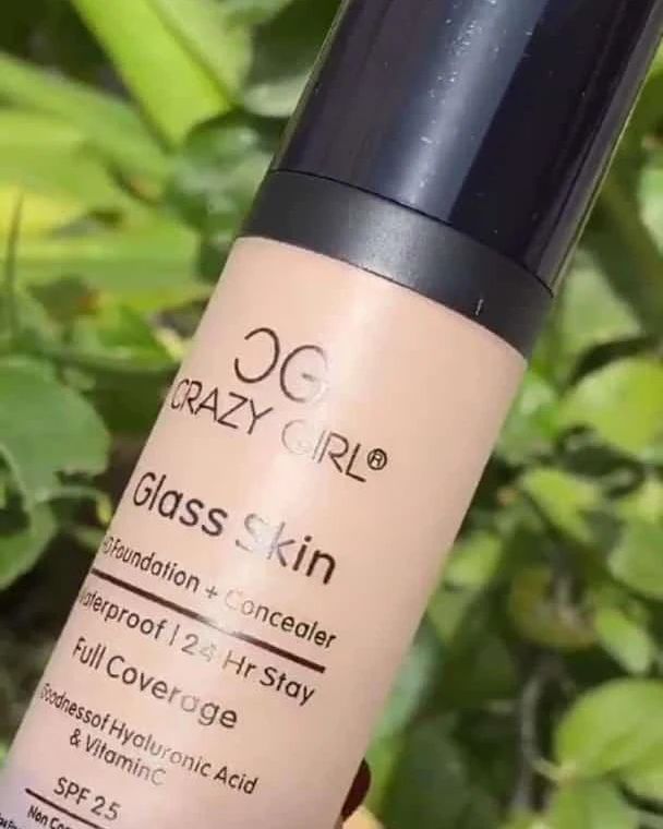 24 Hours Crazy Girl Glass Skin Foundation + Concealer