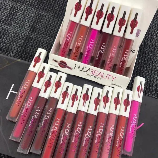 Pack of 6 glossy lipgloss  Matte Finish