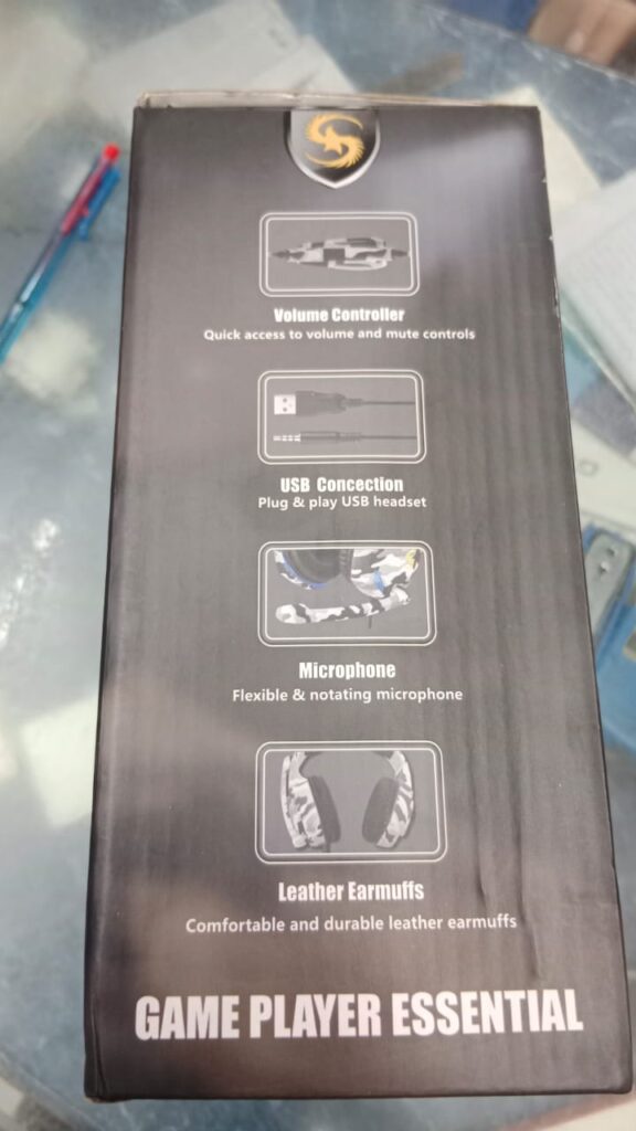 Gaming Headphone T176 Single Pin with Light