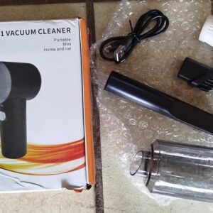 Portable 2 In 1 Mini Home And Car Vacuum Cleaner