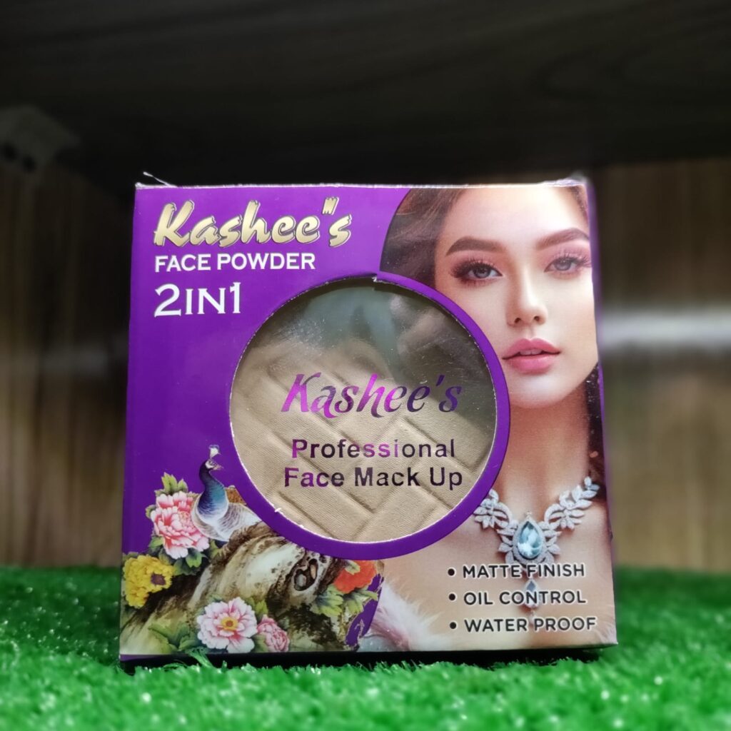 2 In 1 Kashee's Face Powder | Waterproof & Oil Control | Best Face Powder for Your Skin