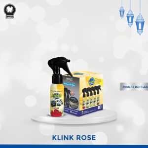 Pack of 12 Klink Protectant Rose Dashboard Polish | Best Quality Dashboard Shining Spray 70ml