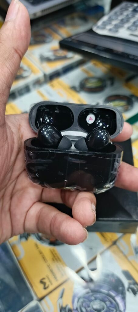 Black Pro 2 TWS Wireless Earbuds – Bluetooth 5.1, Touch Control, Noise Cancelling Charging Case