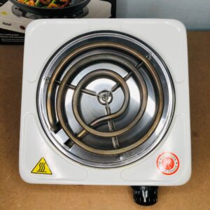 HOT PLATE ELECTRIC SINGLE BURNER Stove for cooking, Easy to clean (random color )