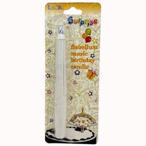 Flabellum Musical Birthday Candle – Rotating Flower Cake Candle with Music & Sparkling Flame Party Decoration
