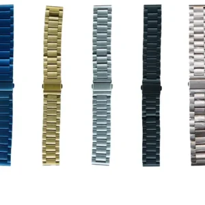 Rolex Chain Strap Stainless Steel Metal Wrist Band Strap For Smartwatch ( Random Color )