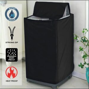 Waterproof Top Load Washing Machine Cover – Durable Parachute Fabric, Random Color