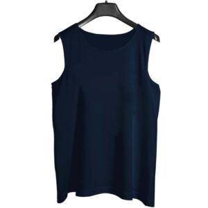 Captain Black Men's Vest [Navy Blue] | Sleeve-Less 100% Pure Sando