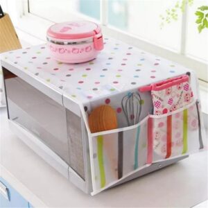 Microwave Oven Dust Proof Cover | Waterproof & Oil-proof | Random Design | Made in China