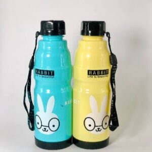 Commando Water Bottle – 500ml Leakproof BPA-Free Sports & Travel Bottle (Random Color & Design)