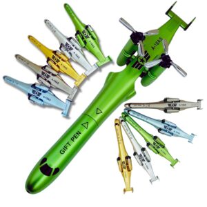 Airplane Design Metal Ballpoint Pen – Creative Aircraft Shape Gift Pen for Kids & Adults | 1Pc
