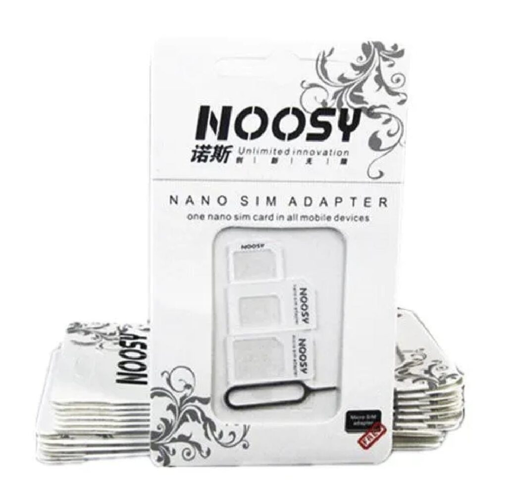 Noosy 4-In-1 SIM Card Adapter Kit - Electronic Accessory Designed For SIM Conversion And Mobile Device Connectivity Routine