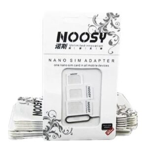 Noosy 4-In-1 SIM Card Adapter Kit - Electronic Accessory Designed For SIM Conversion And Mobile Device Connectivity Routine