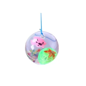 (pack of 6)Glowing Ball Toy - Super Led Water Ball Size 65mm - Glowing Elastic Ball Kids Toy Gift