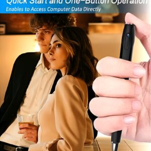 V8 HD 1080P Camera Pen with Voice Recording Video Photo Capture USB Rechargeable Ballpoint Pen