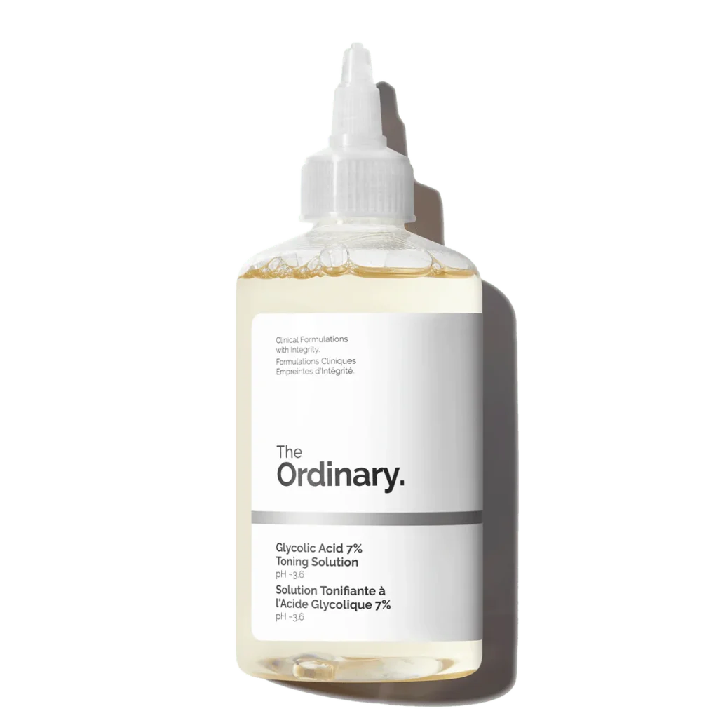 The Ordinary Glycolic Acid 7% Toning Solution – Exfoliating Face Toner for Radiant Skin, Removes Dead Skin Cells, Brightens & Smoothens, 240ml