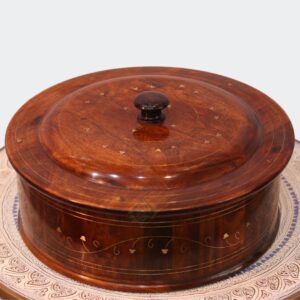 Wooden Hot Pot With Barance Work Roti_Dan Hot and Pot Beautiful wooden made